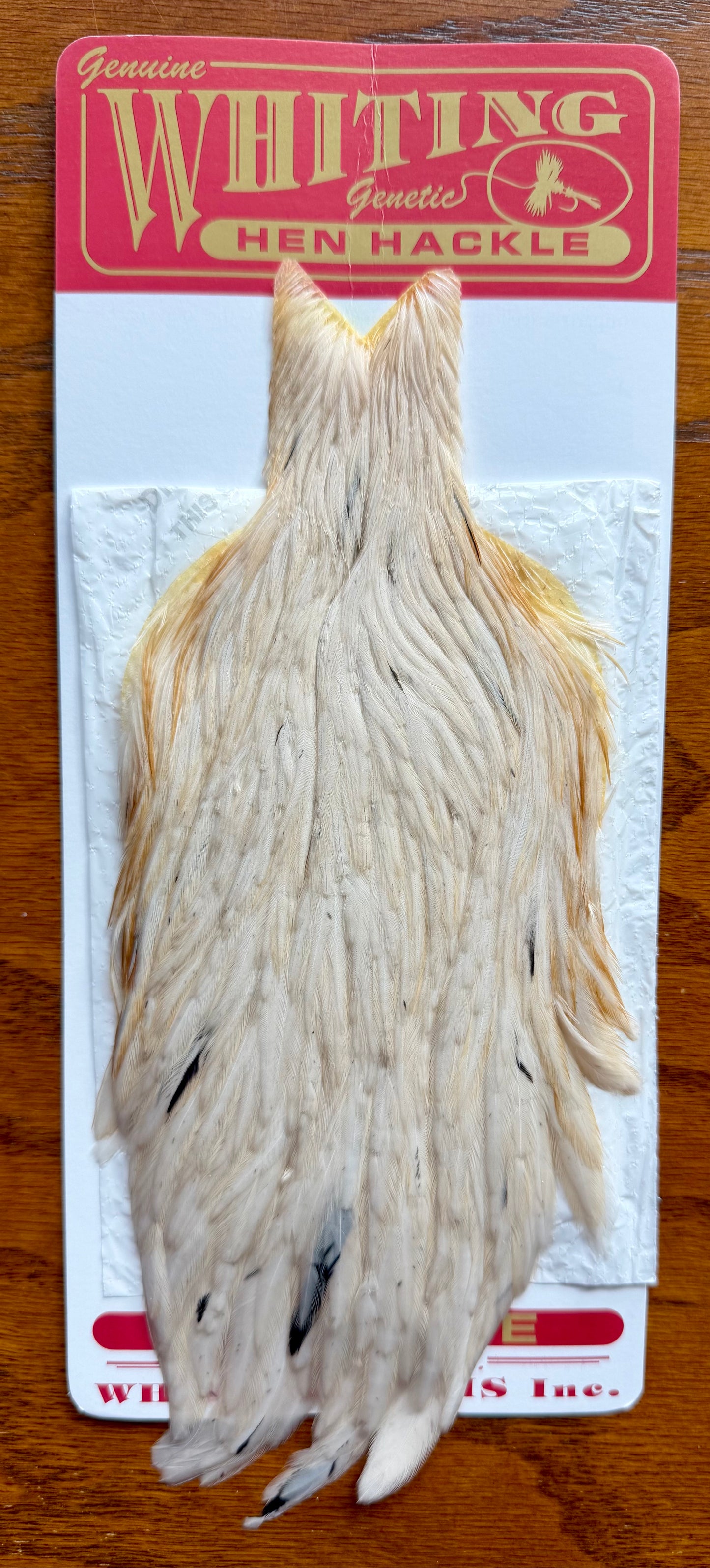 Whiting Farms Hen Cape Pale Watery Dun 364-SH-E-L