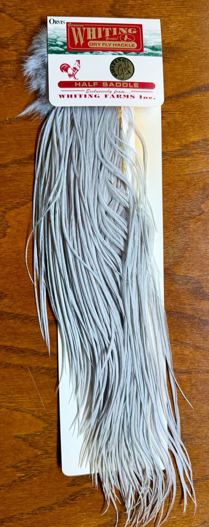 Whiting Farms Gold Grade Half Saddle Light dyed Dun 794-SH-E-L