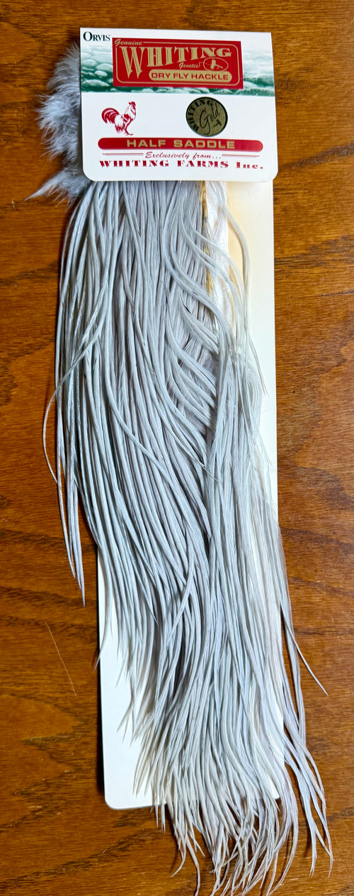Whiting Farms Gold Grade Half Saddle Light dyed Dun 794-SH-E-L