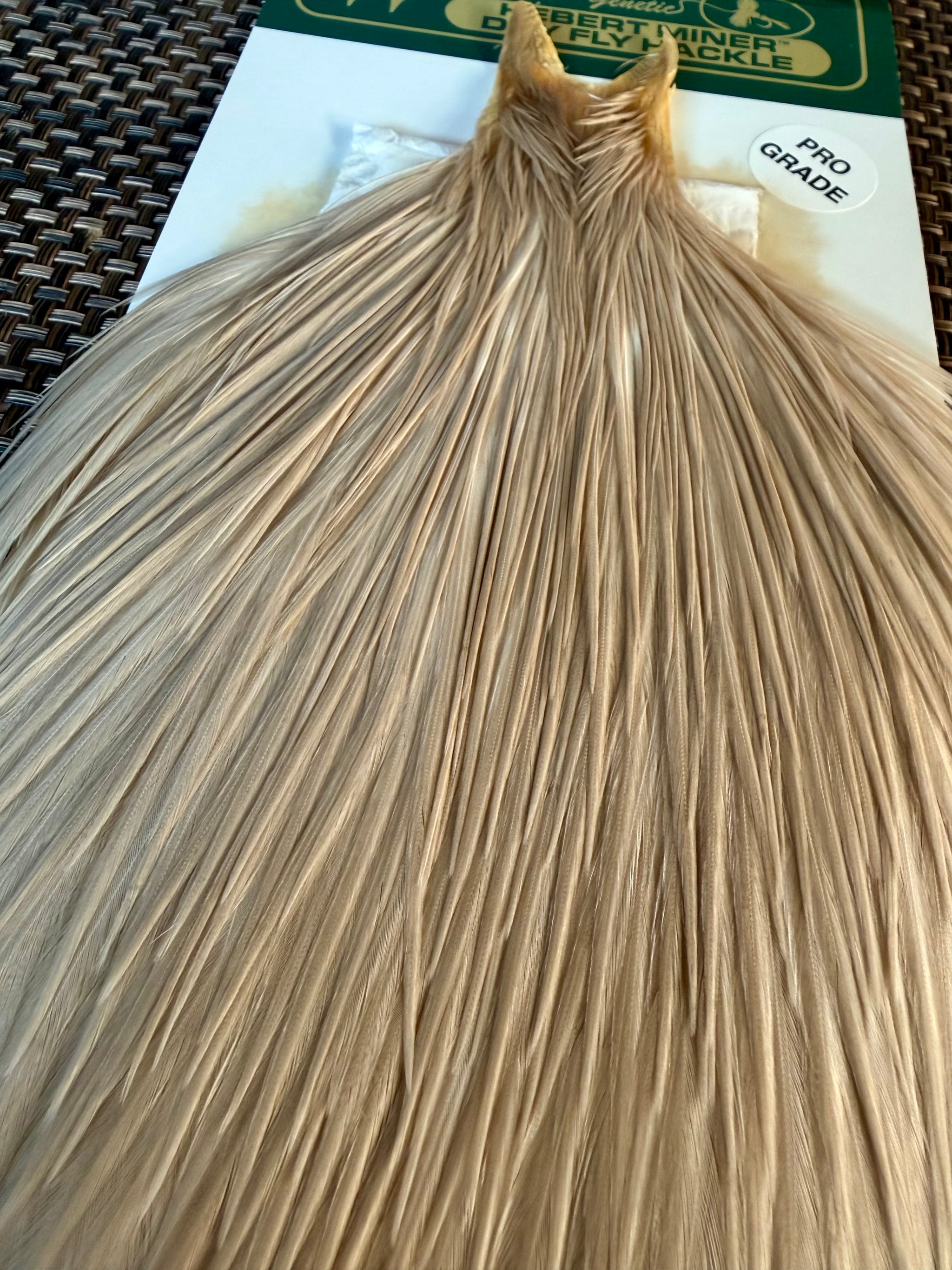 Whiting Farms Hebert Miner Pro Grade Cape Pale Watery Dun 250-SH-E-L