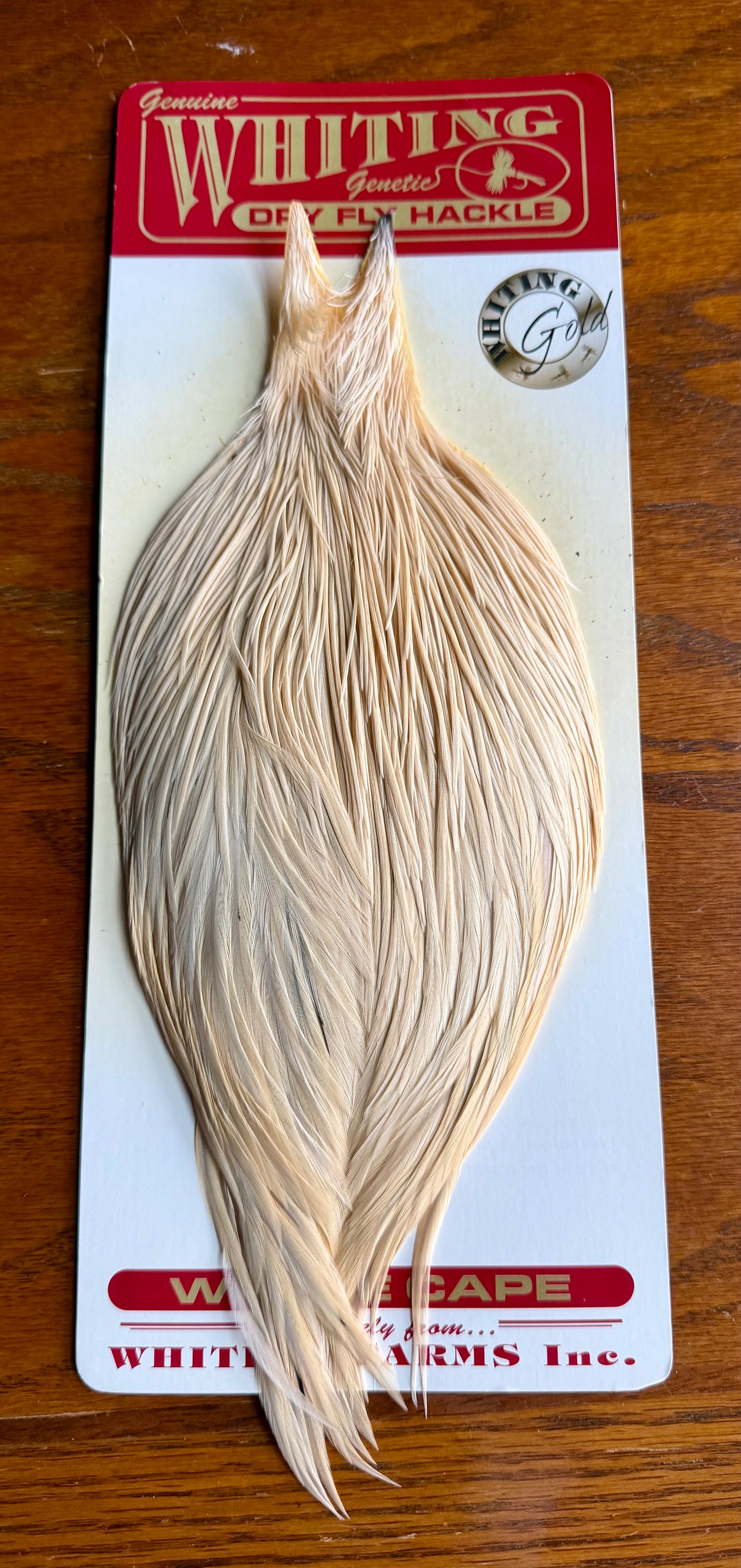 Whiting Gold Grade Rooster Cape Light Ginger 619-SH-E-L