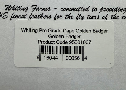 Whiting Pro Grade Cape Golden Badger 518-SH-E-L