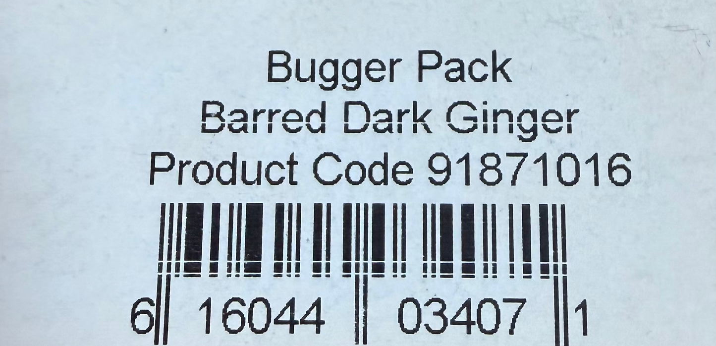 Whiting Bugger Pack Barred Dark Ginger 731-SH-E-L