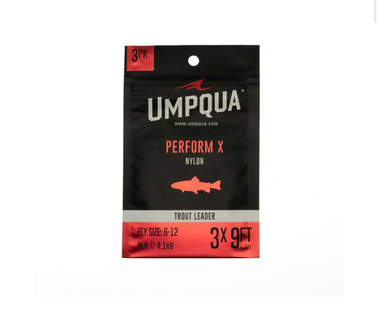 Umpqua Perform X Trout Leaders- 3 PK