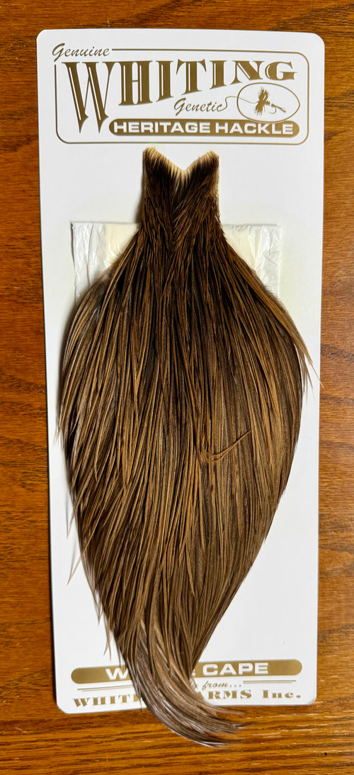 Whiting Heritage Hackle Whole Cape Mixed, Combo 659-SH-E-L