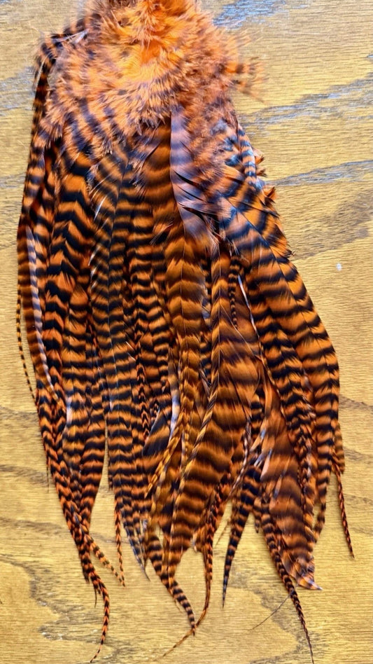 Whiting Farms Schlappen Bundle: 10-14” Grizzly Dyed Orange 384-SH-E-L