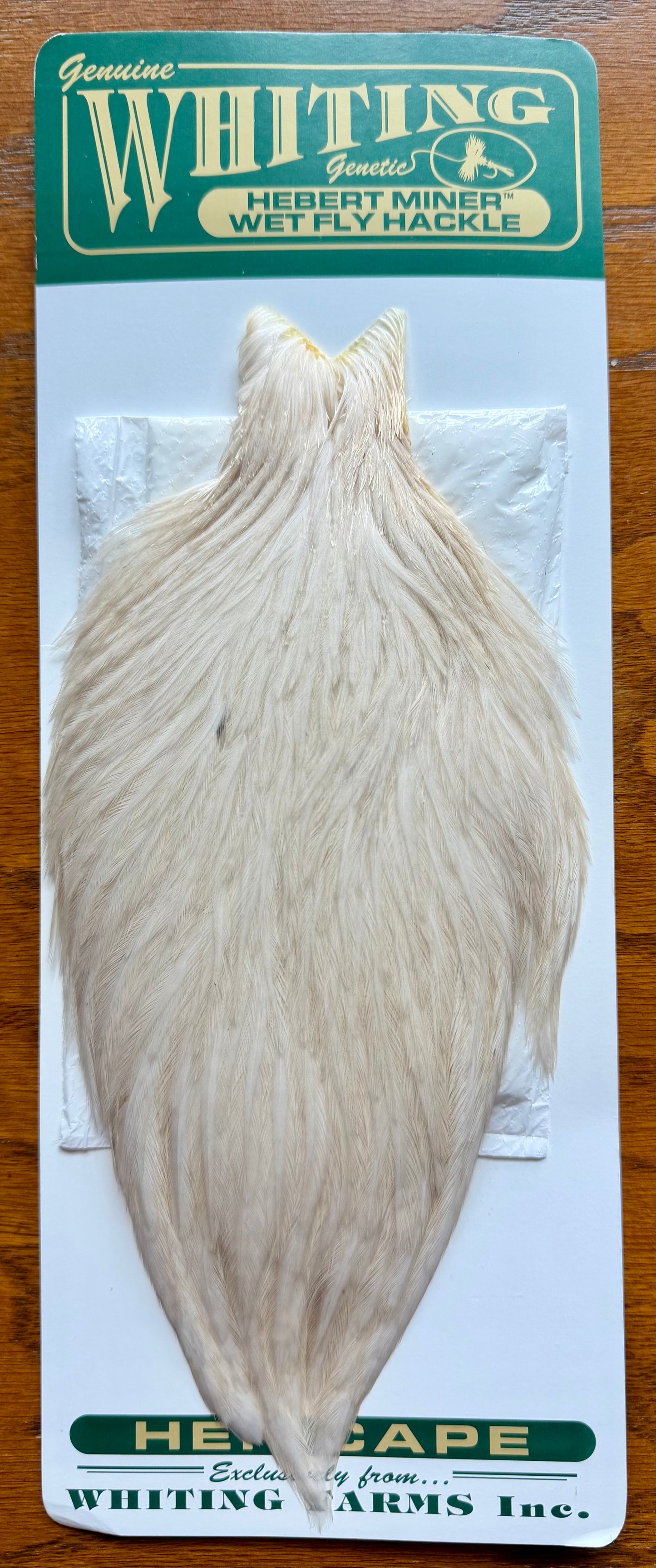 Whiting Farms Hebert Miner Hen Cape Cream 353-SH-E-L