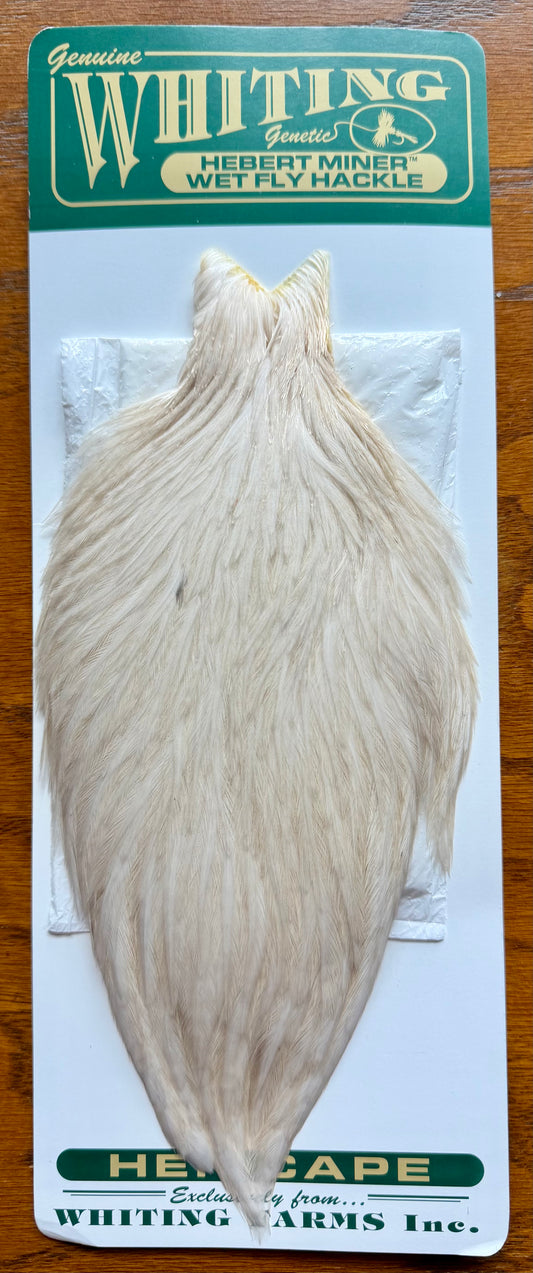 Whiting Farms Hebert Miner Hen Cape Cream 353-SH-E-L