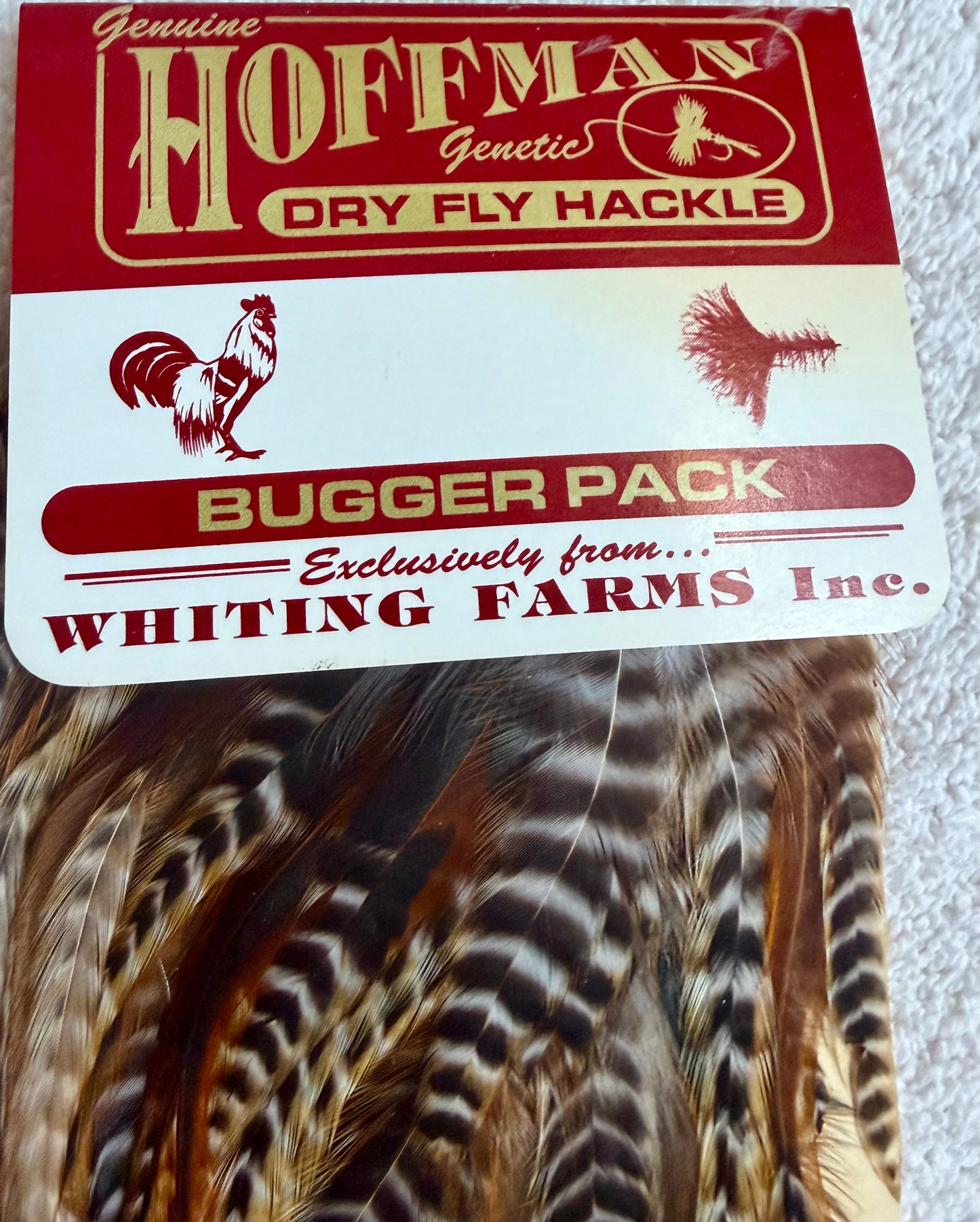 Hoffman Whiting Bugger Pack Barred Dark Ginger 733-SH-E-L