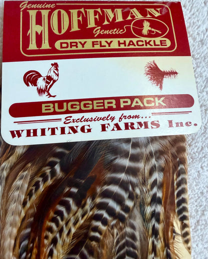 Hoffman Whiting Bugger Pack Barred Dark Ginger 733-SH-E-L