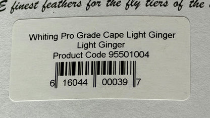 Whiting Farms Pro-Grade Cape Light Ginger 225-SH-E-L