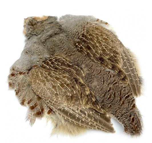 Hareline Grade 1 Hungarian Partridge Skin: Natural