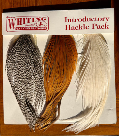 Whiting Farms Introductory Hackle Pack - Three 1/2 Capes 682-SH-E-L