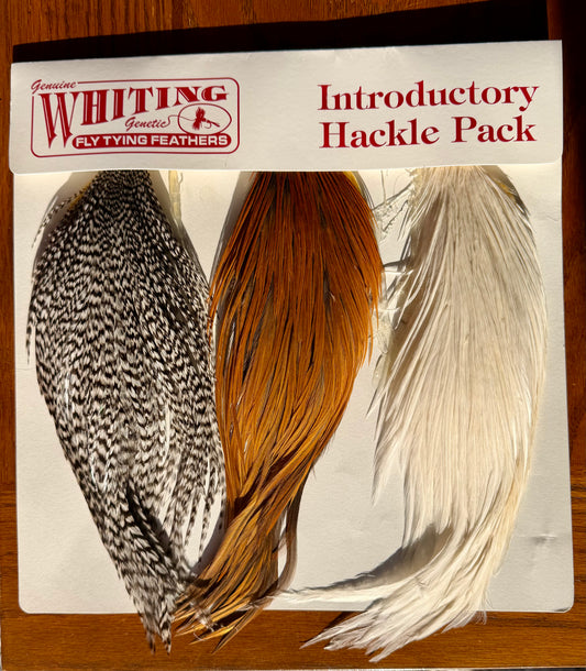 Whiting Farms Introductory Hackle Pack - Three 1/2 Capes 682-SH-E-L