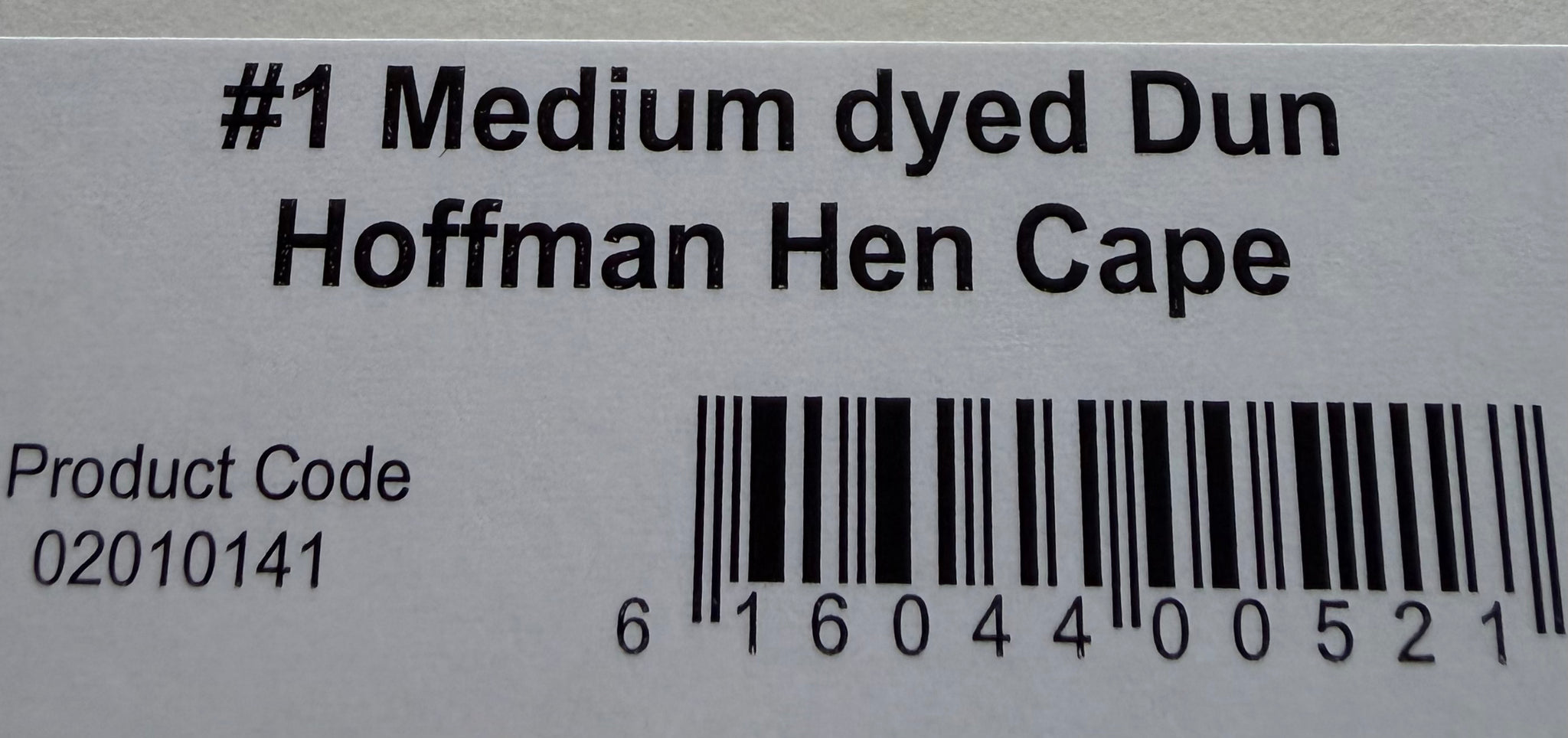 Hoffman Grade 1 Hen Cape Medium Dyed Dun 286-SH-E-L