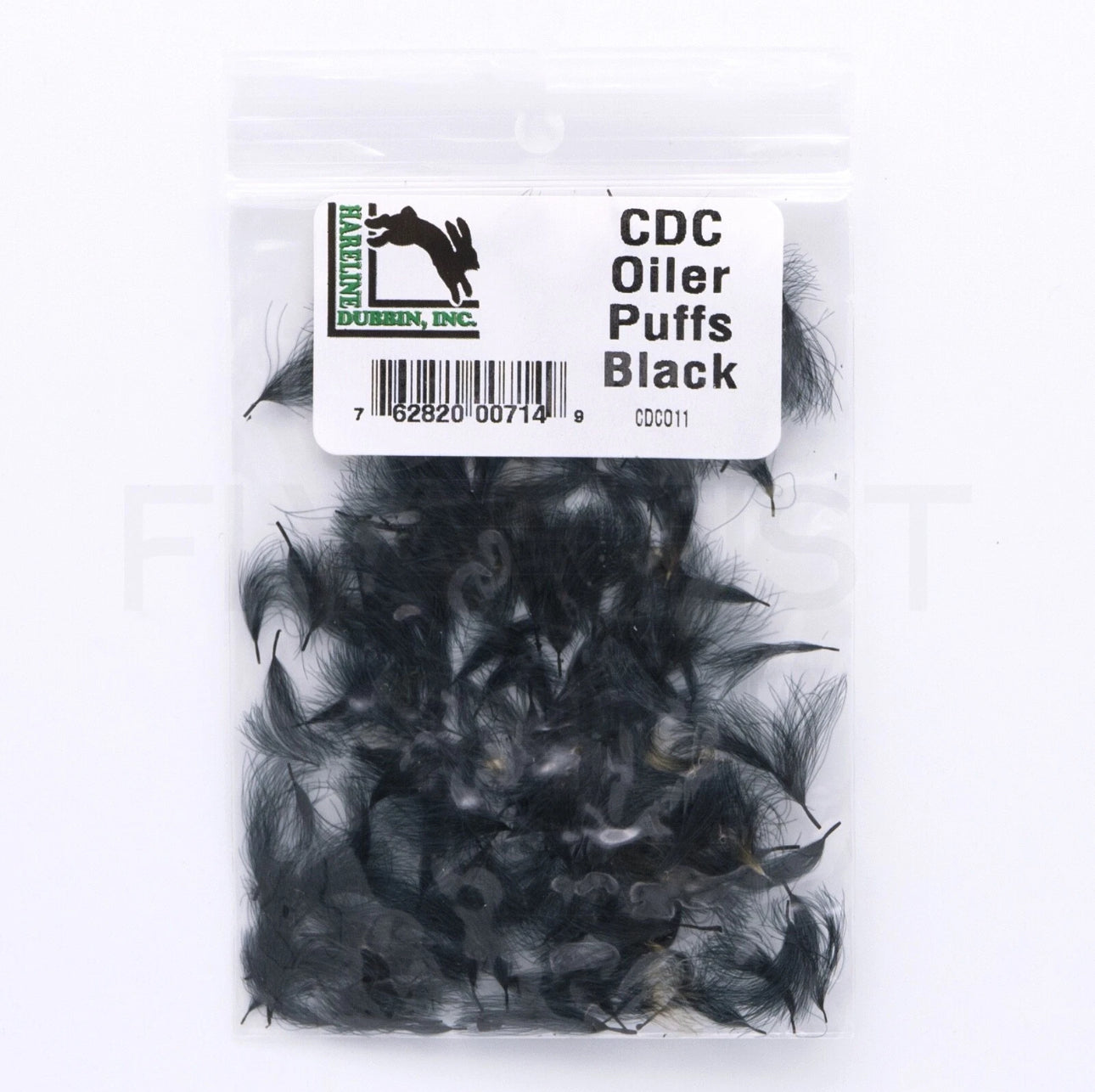 Hareline CDC Oiler Puffs:BLACK