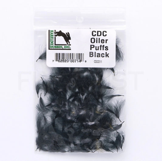 Hareline CDC Oiler Puffs:BLACK