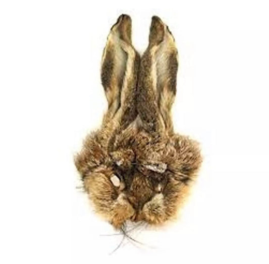 Hare’s Mask with Ears- Natural Brown