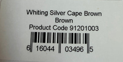 Whiting Farms Silver Grade Rooster Cape Brown 802-SH-E-L