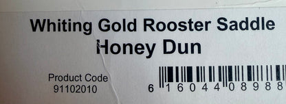 Whiting Farms Gold Rooster Saddle Honey Dun 775-SH-E-L