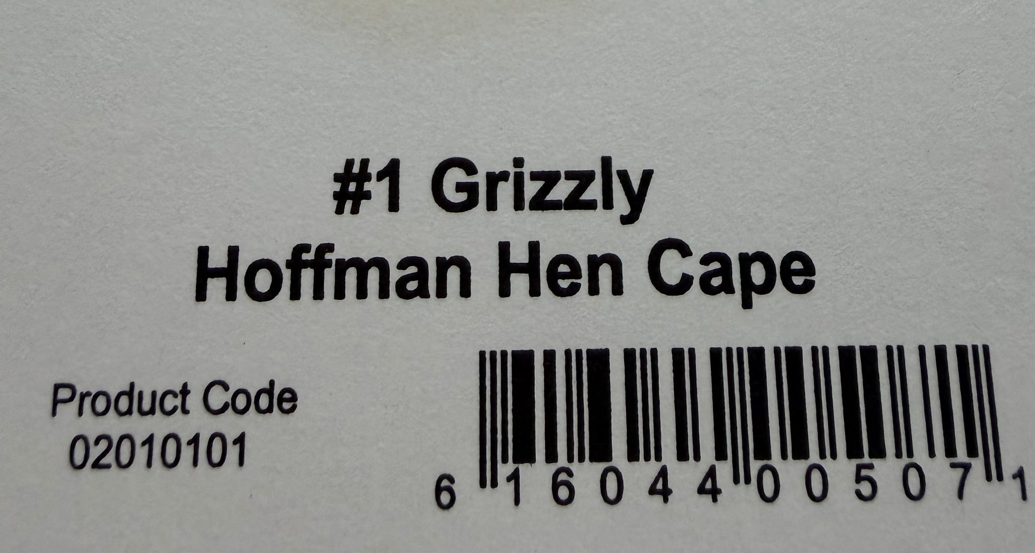 Hoffman Grade 1 Hen Cape Grizzly 288-SH-E-L