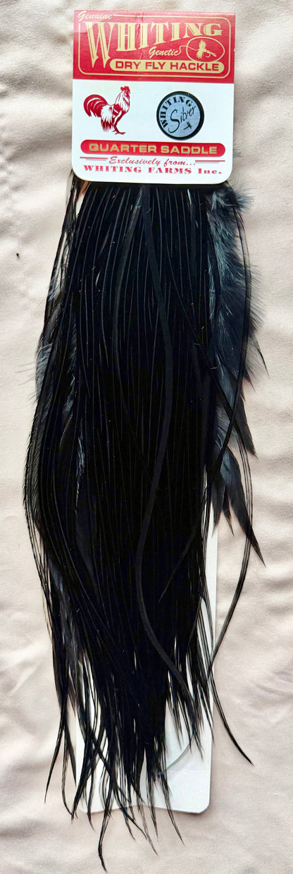 Whiting Silver 1/4 Saddle Large Black 299-SH-E-L