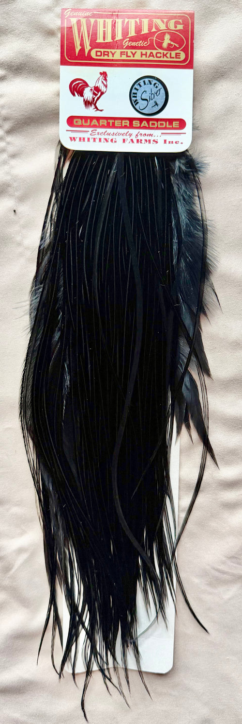 Whiting Silver 1/4 Saddle Large Black 299-SH-E-L