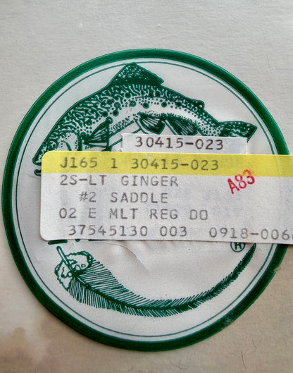 Metz #2 Saddle, Light Ginger 441-SH-E-L