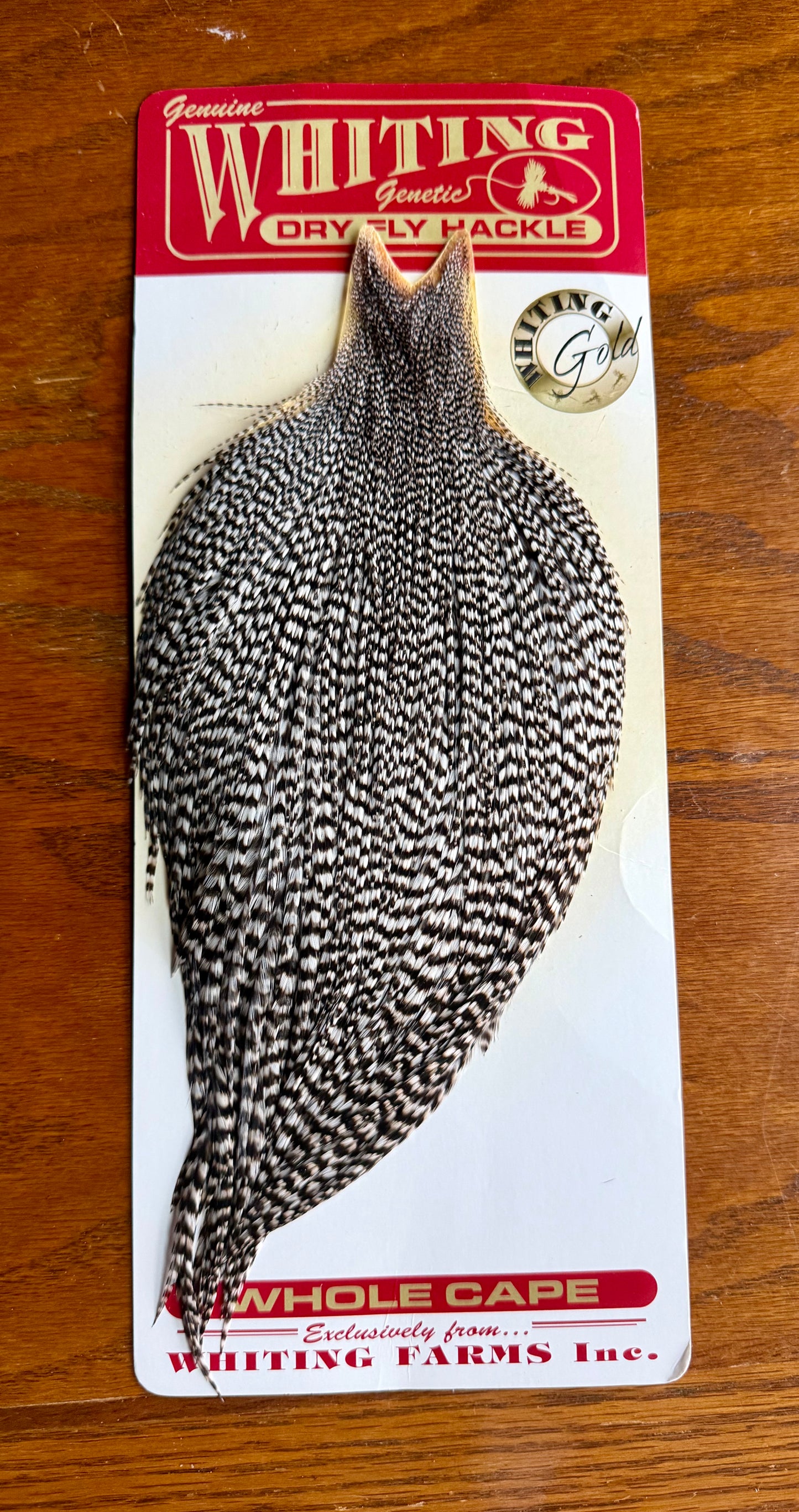Whiting Gold Grade Rooster Cape Grizzly 617-SH-E-L
