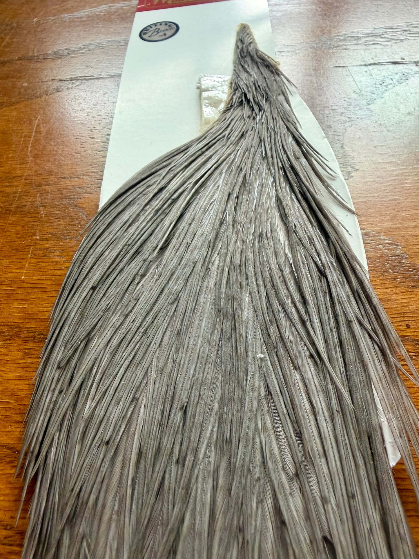 Whiting Farms Bronze Half Cape Medium Dyed Dun 407-SH-E-L