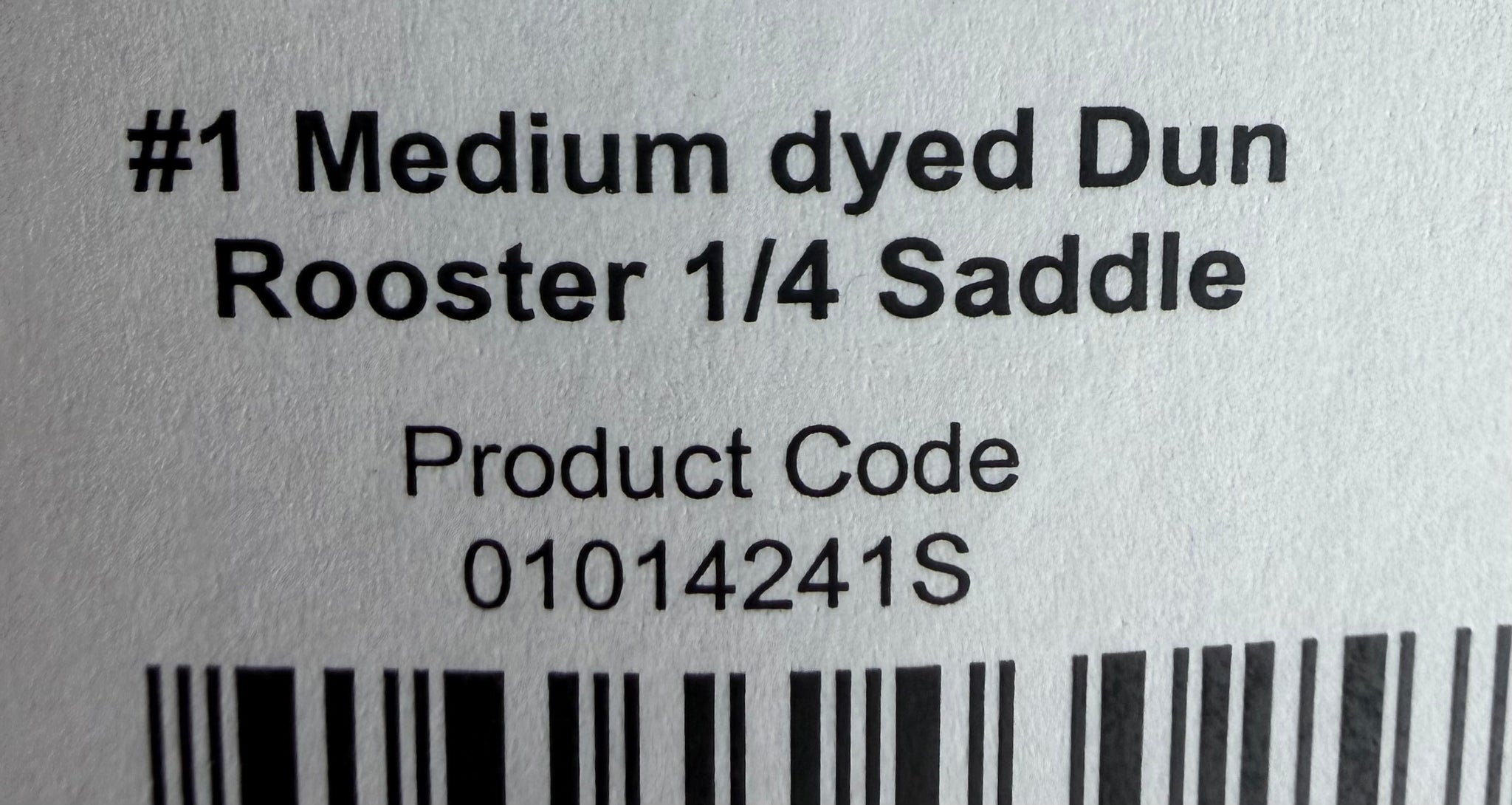 Hoffman Grade 1 Quarter Saddle Medium Dyed Dun 681-SH-E-L