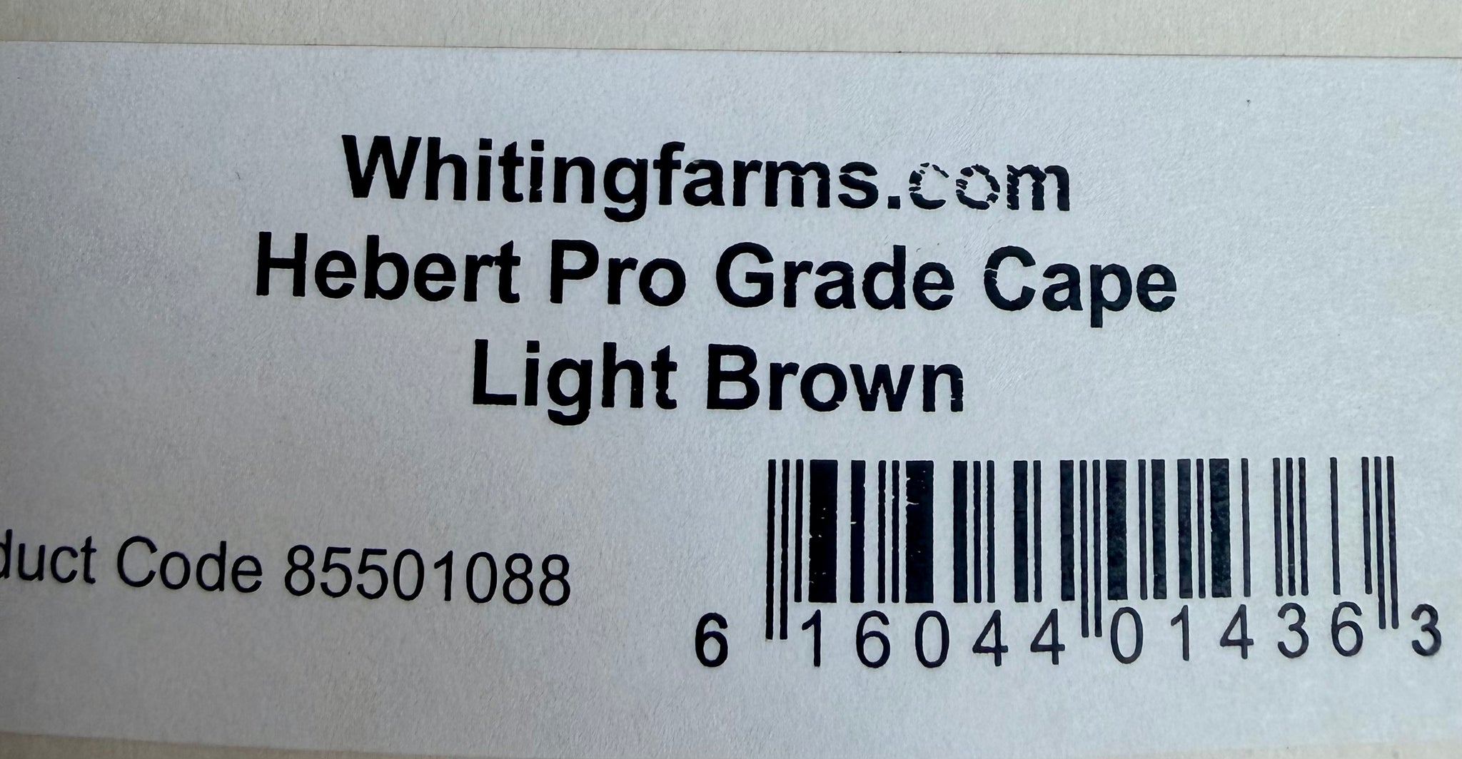 Whiting Hebert Miner Pro Grade Cape Light Brown 805-SH-E-L