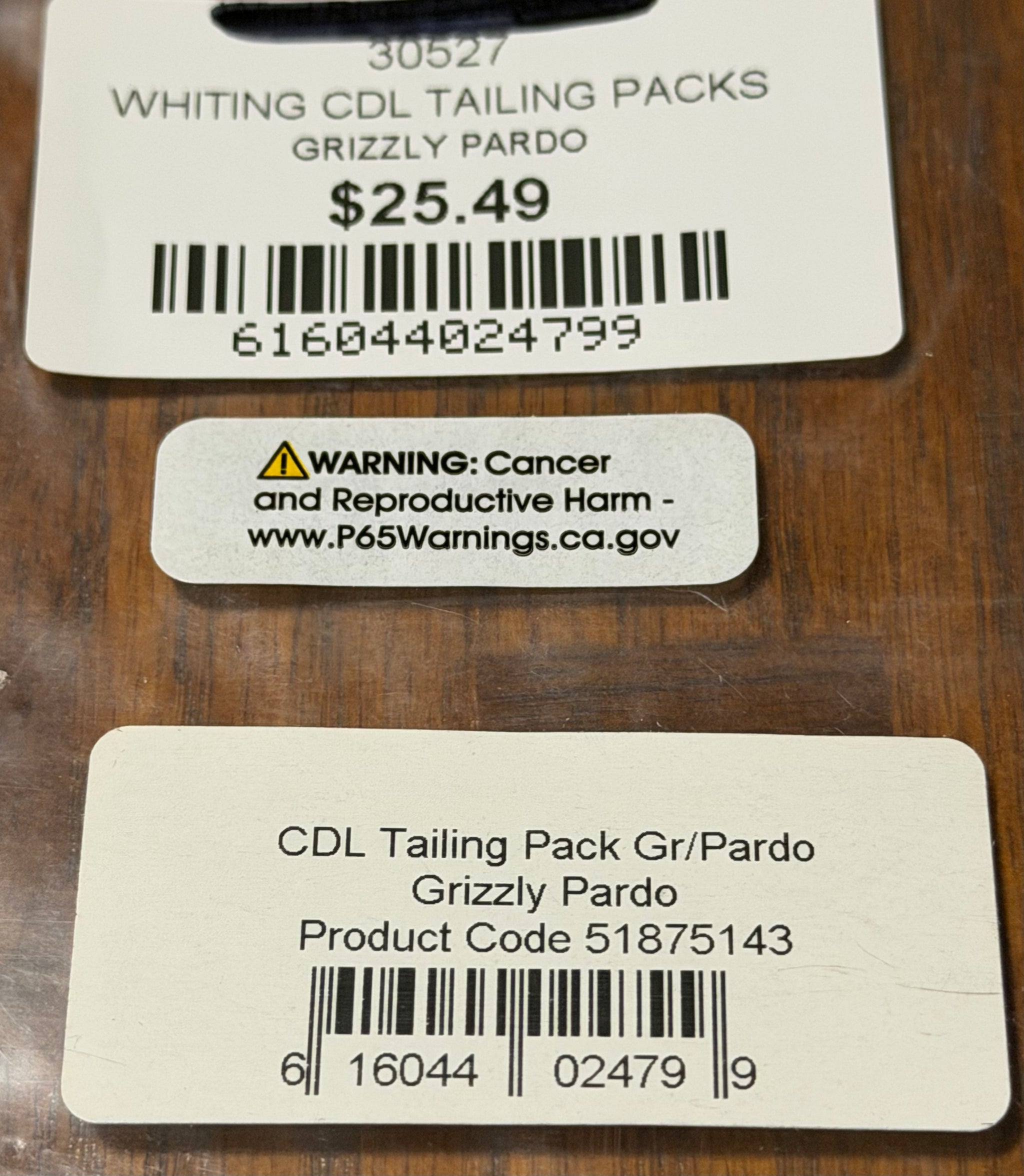 Whiting Tailing Pack Grizzly Pardo 321-SH-E-L