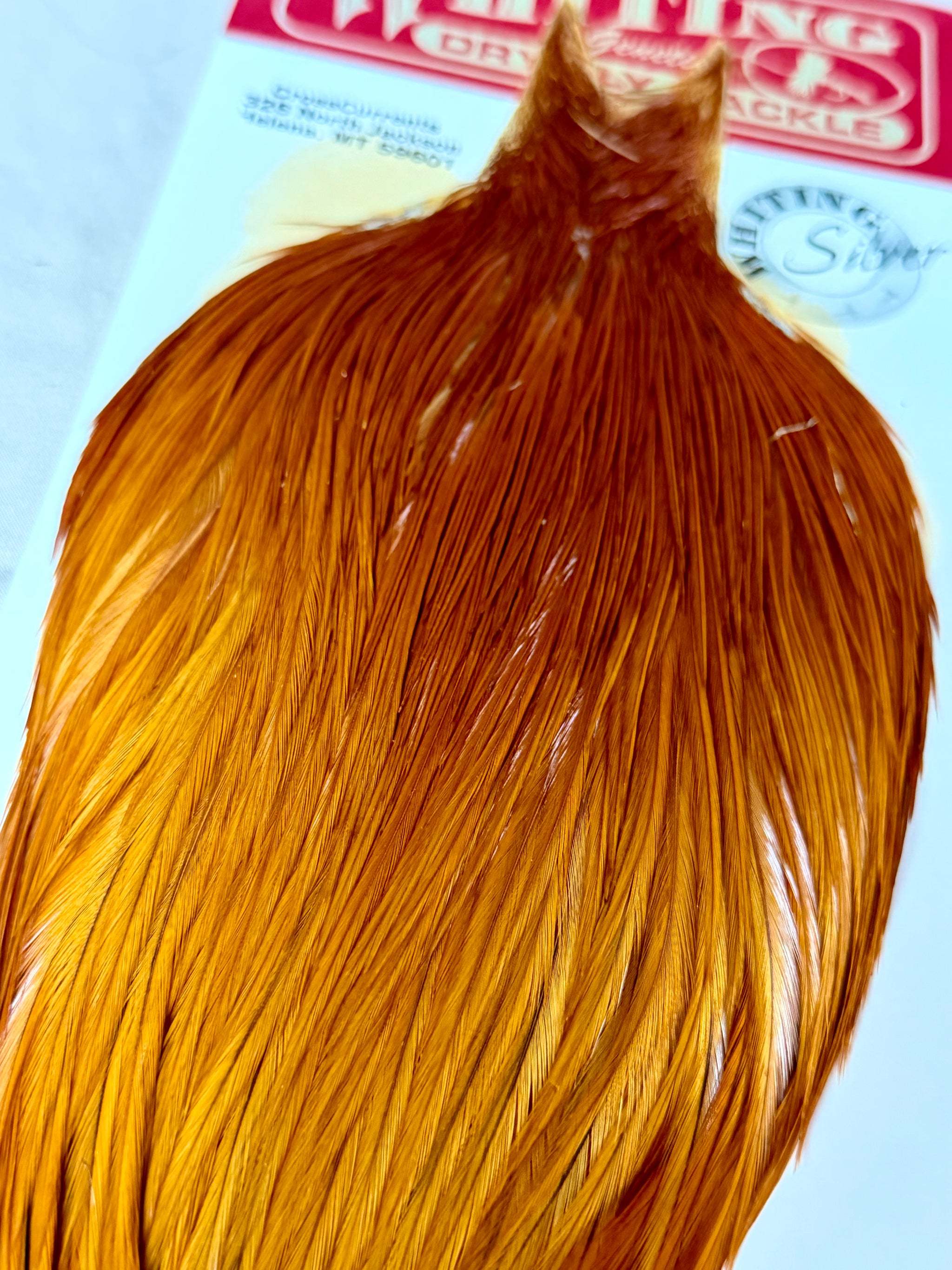 Whiting Farms Silver Rooster Cape Brown 228-SH-E-L