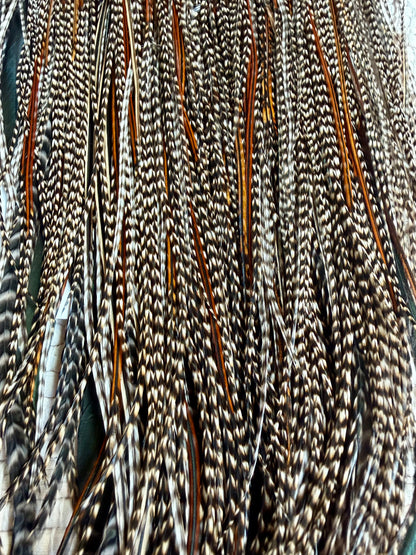 Whiting Farms Gold Midge Rooster Saddle CREE 807-SH-E-L