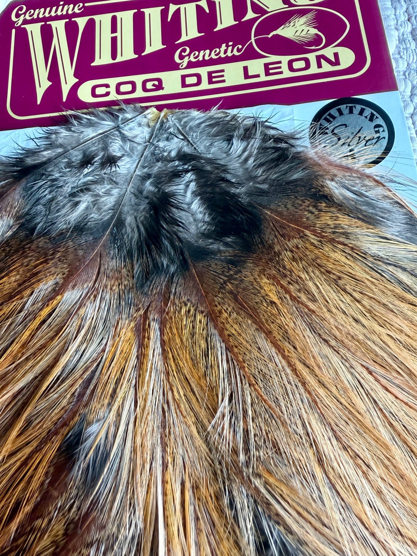 Whiting Coq De Leon Silver Saddle Medium Ginger 745-SH-E-L