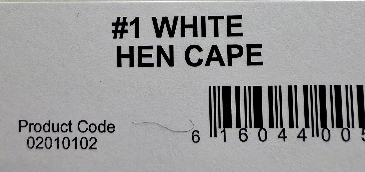 Hoffman Grade 1 Hen Cape White 285-SH-E-L