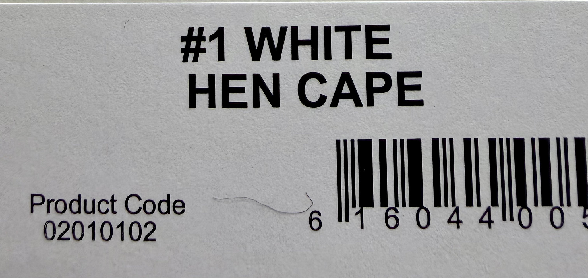 Hoffman Grade 1 Hen Cape White 285-SH-E-L