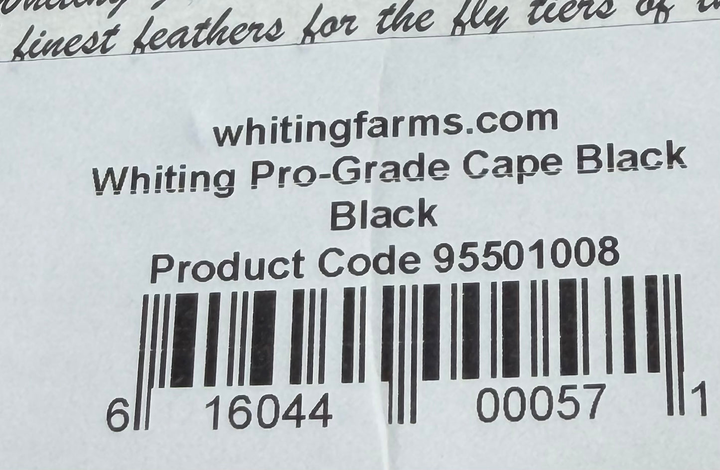 Whiting Farms Pro Grade Cape Black 671-SH-E-L