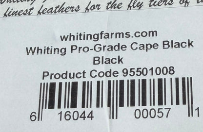 Whiting Farms Pro Grade Cape Black 671-SH-E-L