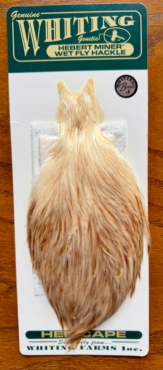 Whiting Farms Hebert Miner Bronze Hen Cape Variant 357-SH-E-L