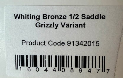 Whiting Farms Bronze 1/2 Saddle Grizzly Variant 237-SH-E-L
