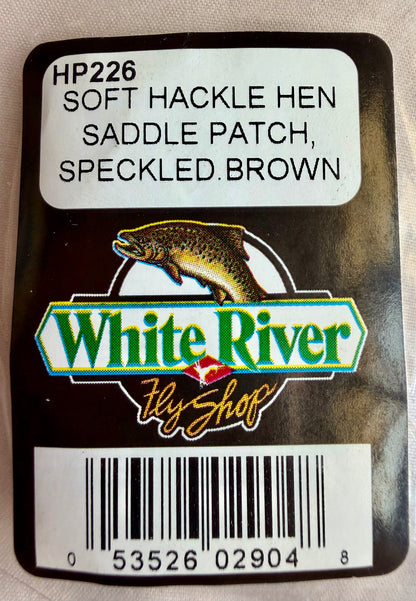 White River Hen Saddle Speckled Brown 555-SH-E-L