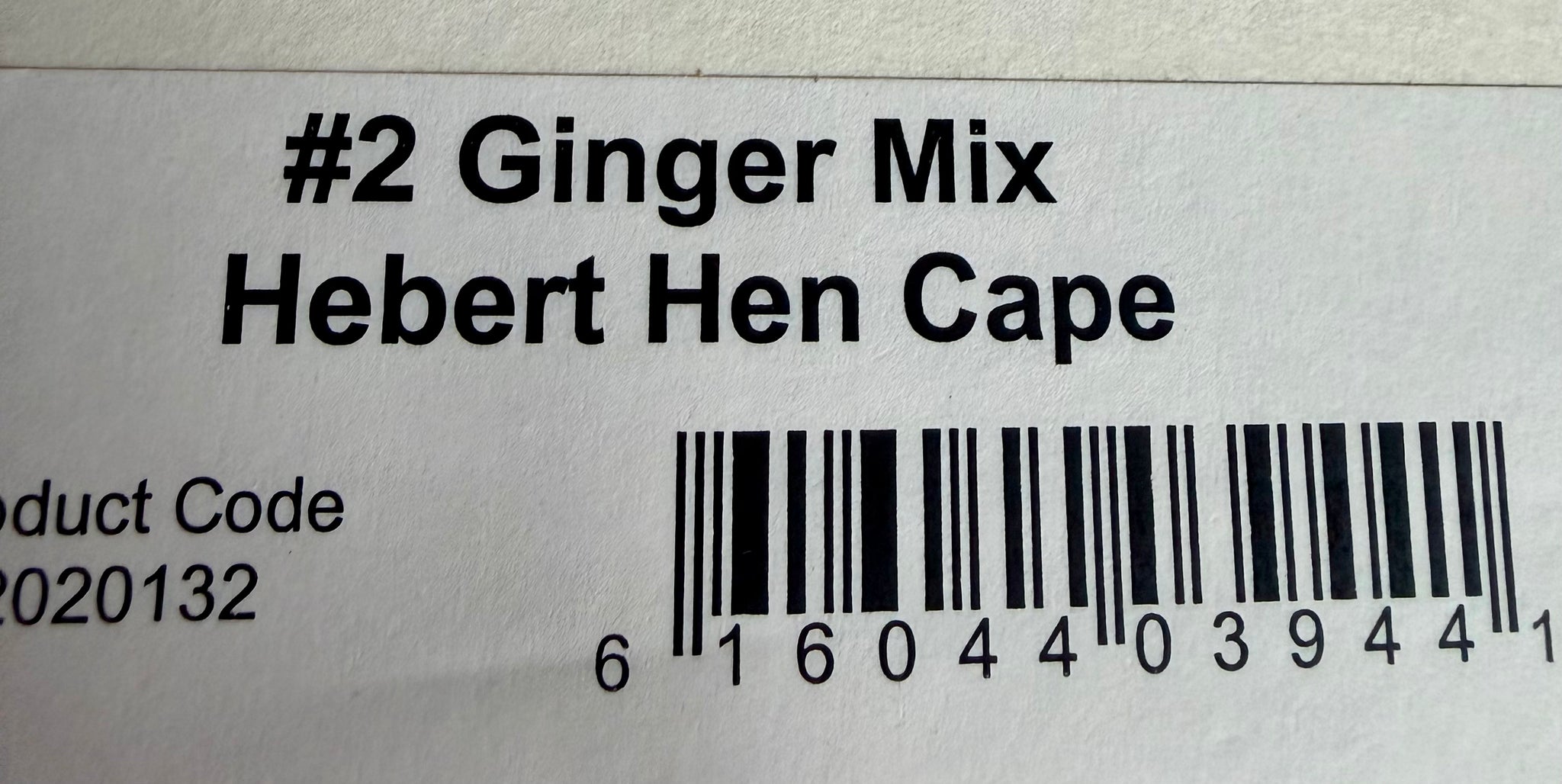 Whiting Farms Hebert Hen Cape Ginger Mix 272-SH-E-L