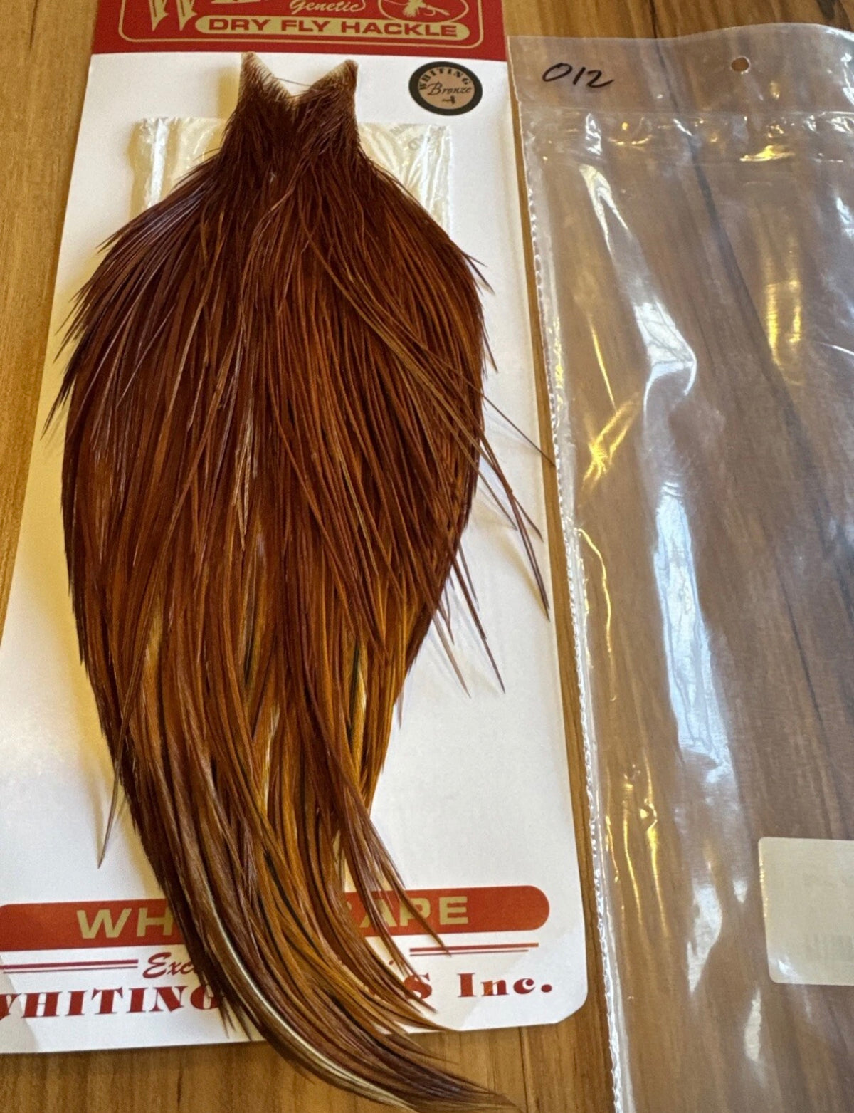 Whiting Farms BRONZE Grade Fly Tying Cape : BROWN 012