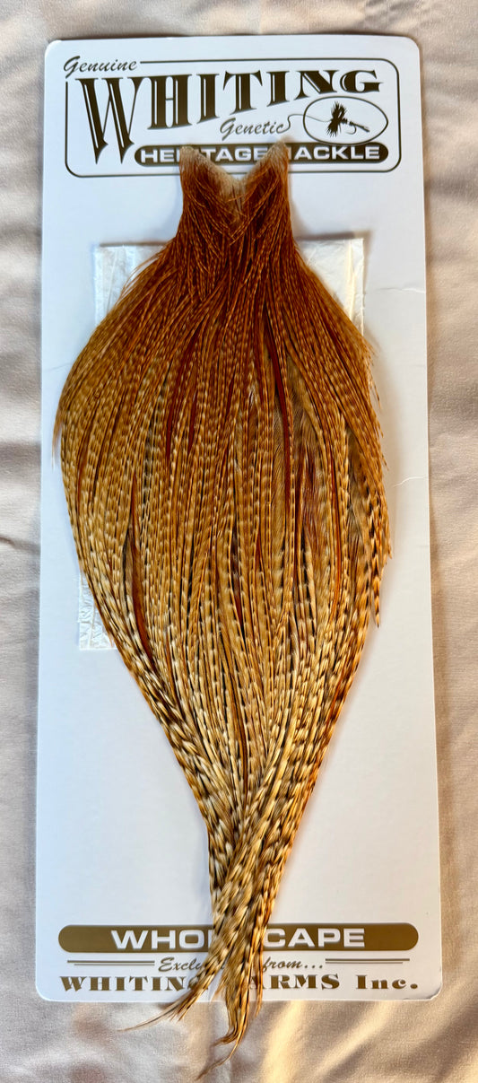 Whiting Farms Heritage Hackle Cape Grade 2 Mixed Combo 176-SH-E-L