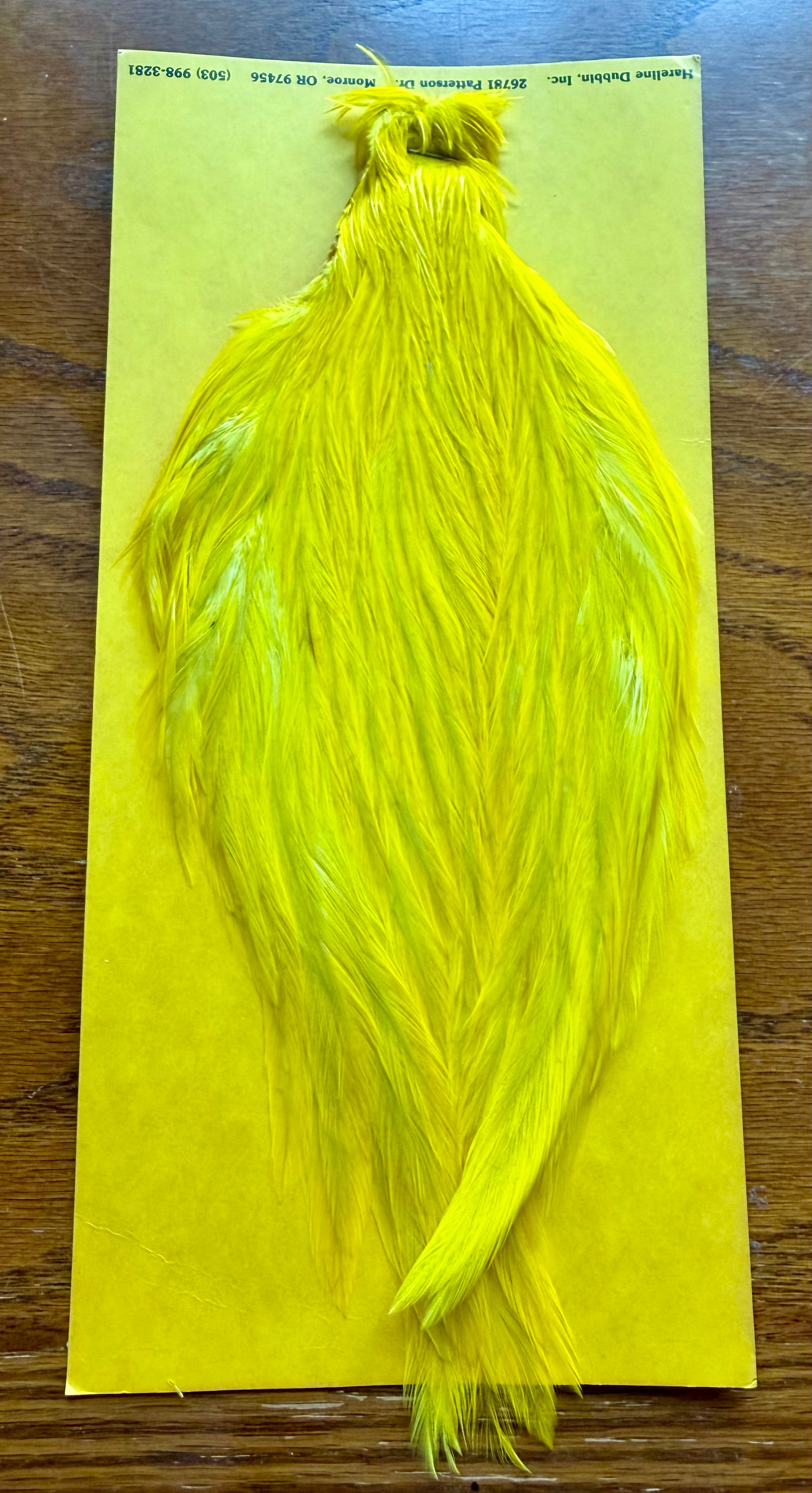 Hareline Dubbin Cape Yellow 463-SH-E-L