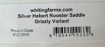 Whiting Hebert Miner Silver Saddle Grizzly Variant 267-SH-E-L