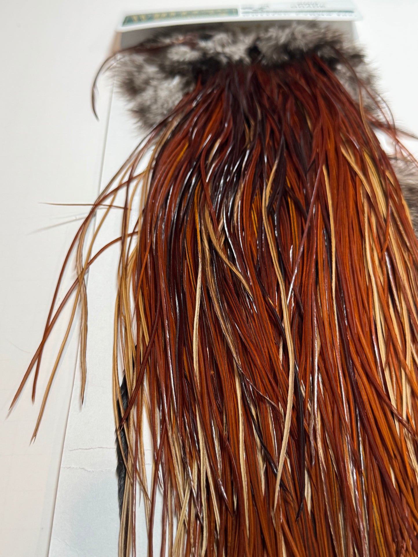 Whiting Farms Hebert Miner Pro Saddle Hackle: Medium Brown SH-E-202
