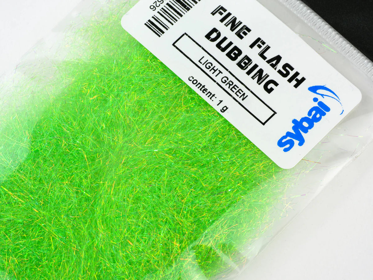 Sybai Fine Flash Dubbing: Light Green